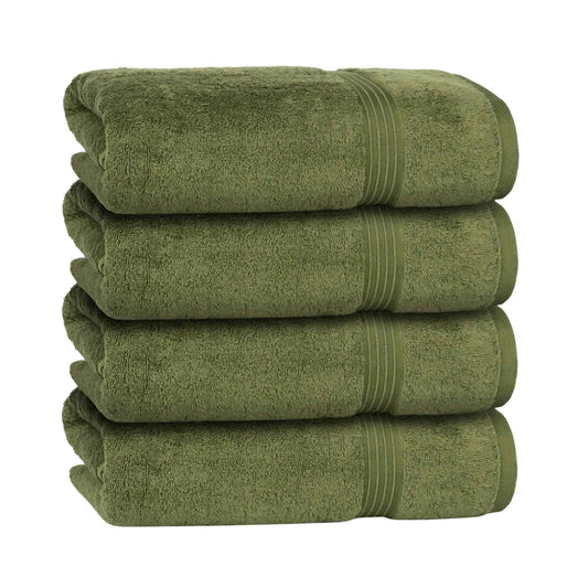 100% Combed Cotton Bath Towels 4 Pack