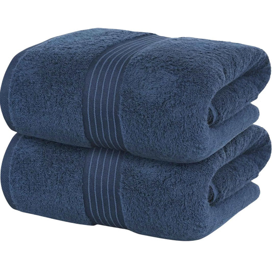 Bliss Kingdom Jumbo Bath Sheets 2-Pack – Extra Large 90x180 cm, 100% Combed Cotton, Soft &  Absorbent Luxury Towels for Bathroom, Spa & Hotel Use