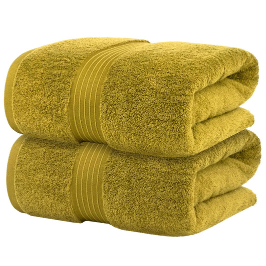Bliss Kingdom Jumbo Bath Sheets 2-Pack – Extra Large 90x180 cm, 100% Combed Cotton, Soft &  Absorbent Luxury Towels for Bathroom, Spa & Hotel Use