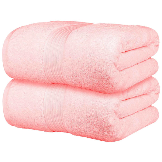 Bliss Kingdom Jumbo Bath Sheets 2-Pack – Extra Large 90x180 cm, 100% Combed Cotton, Soft &  Absorbent Luxury Towels for Bathroom, Spa & Hotel Use