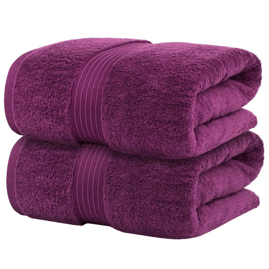 Bliss Kingdom Jumbo Bath Sheets 2-Pack – Extra Large 90x180 cm, 100% Combed Cotton, Soft &  Absorbent Luxury Towels for Bathroom, Spa & Hotel Use