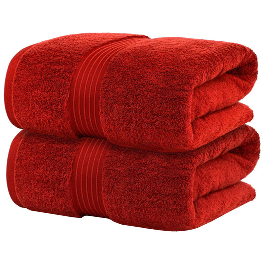 Bliss Kingdom Jumbo Bath Sheets 2-Pack – Extra Large 90x180 cm, 100% Combed Cotton, Soft &  Absorbent Luxury Towels for Bathroom, Spa & Hotel Use
