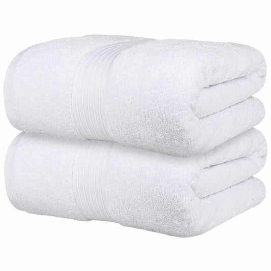 Bliss Kingdom Jumbo Bath Sheets 2-Pack – Extra Large 90x180 cm, 100% Combed Cotton, Soft &  Absorbent Luxury Towels for Bathroom, Spa & Hotel Use