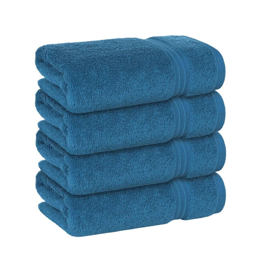Bliss Kingdom Luxury Hand Towels 4-Pack – 40x70 cm, 100% Combed Cotton, Soft & Absorbent  Premium Towels for Bathroom, Kitchen & Spa Use