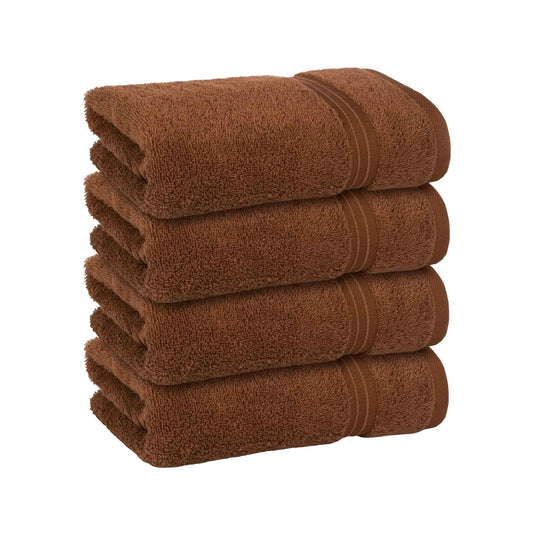 Bliss Kingdom Luxury Hand Towels 4-Pack – 40x70 cm, 100% Combed Cotton, Soft & Absorbent  Premium Towels for Bathroom, Kitchen & Spa Use