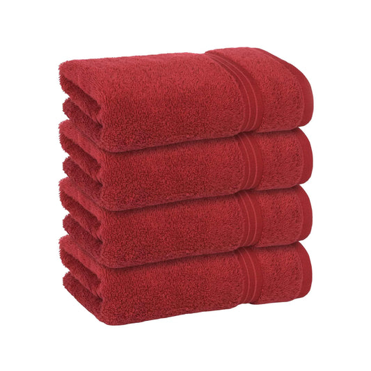 Bliss Kingdom Luxury Hand Towels 4-Pack – 40x70 cm, 100% Combed Cotton, Soft & Absorbent  Premium Towels for Bathroom, Kitchen & Spa Use
