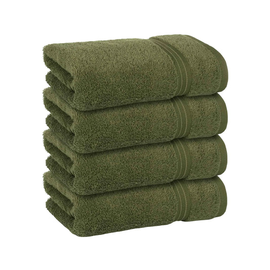 Bliss Kingdom Luxury Hand Towels 4-Pack – 40x70 cm, 100% Combed Cotton, Soft & Absorbent  Premium Towels for Bathroom, Kitchen & Spa Use