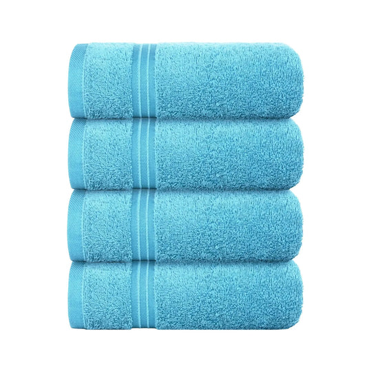 Bliss Kingdom Luxury Hand Towels 4-Pack – 40x70 cm, 100% Combed Cotton, Soft & Absorbent  Premium Towels for Bathroom, Kitchen & Spa Use