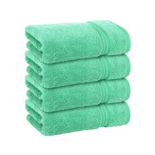 Bliss Kingdom Luxury Hand Towels 4-Pack – 40x70 cm, 100% Combed Cotton, Soft & Absorbent  Premium Towels for Bathroom, Kitchen & Spa Use