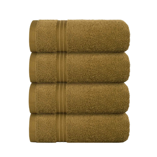 Bliss Kingdom Luxury Hand Towels 4-Pack – 40x70 cm, 100% Combed Cotton, Soft & Absorbent  Premium Towels for Bathroom, Kitchen & Spa Use