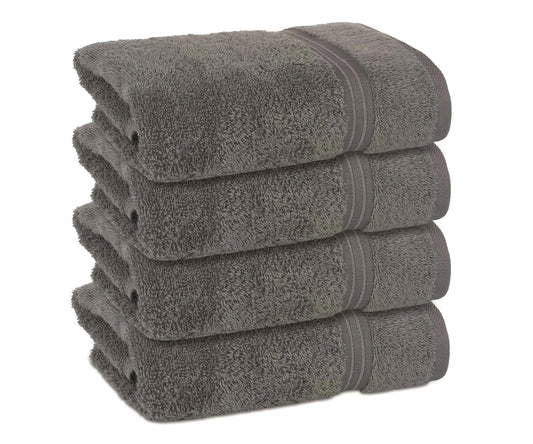 Bliss Kingdom Luxury Hand Towels 4-Pack – 40x70 cm, 100% Combed Cotton, Soft & Absorbent  Premium Towels for Bathroom, Kitchen & Spa Use